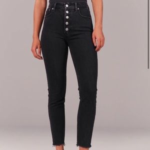NWT ABERCROMBIE Ultra Skinny High Rise Ankle Jean